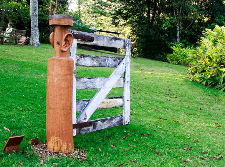 Sculpture on the Edge Winner 2017 - ‘The Gate Post V2.0’ by Charles McGuire